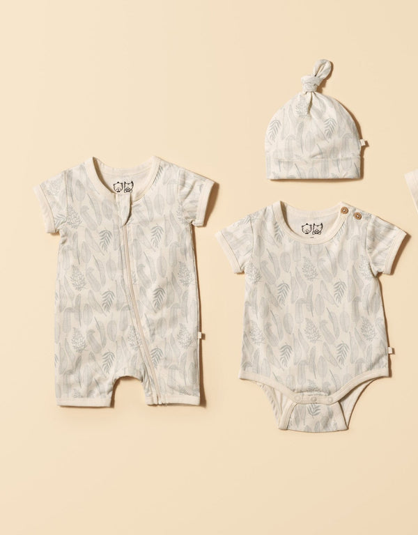 Forever Ferns organic pointelle bodysuit