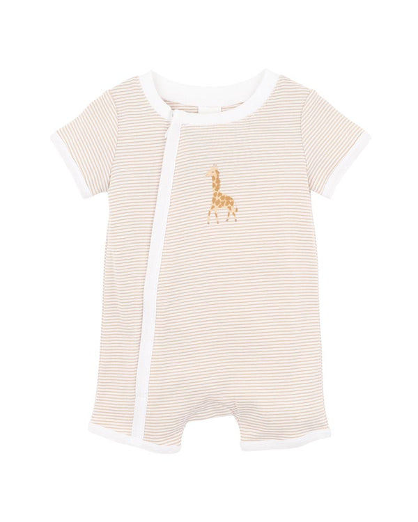 BILLIE GIRAFFE ORGANIC  ZIPSUIT
