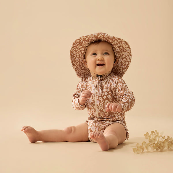 Hazel Floral Swim Sun Hat