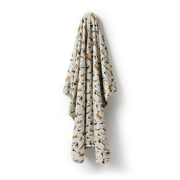 Mini Jungle Organic Bunny Rug