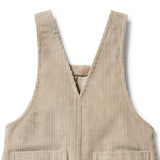 Sand Organic Cord Overall