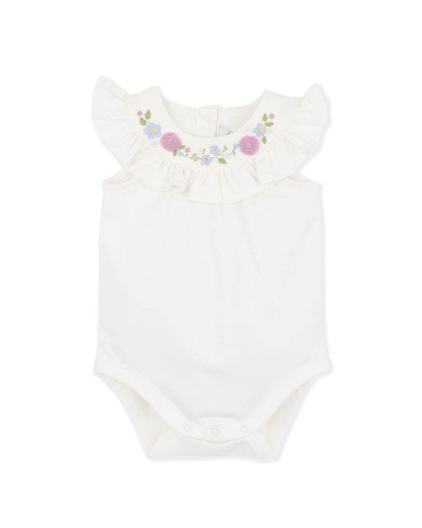 ZARA FRILL YOKE BODYSUIT
