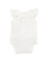 ZARA FRILL YOKE BODYSUIT