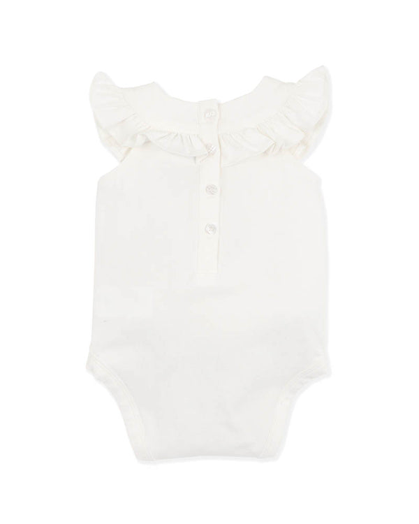 ZARA FRILL YOKE BODYSUIT