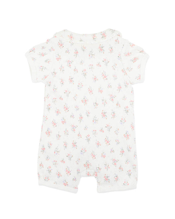 ANYA DITSY PRINT ORGANIC  ZIPSUIT