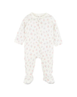 ANYA DITSY PRINT ORGANIC  ZIPSUIT