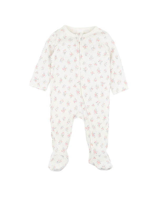 ANYA DITSY PRINT ORGANIC  ZIPSUIT