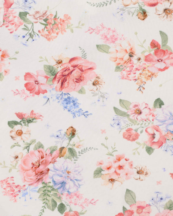 ANYA BLOOM PRINT ORGANIC  ZIPSUIT