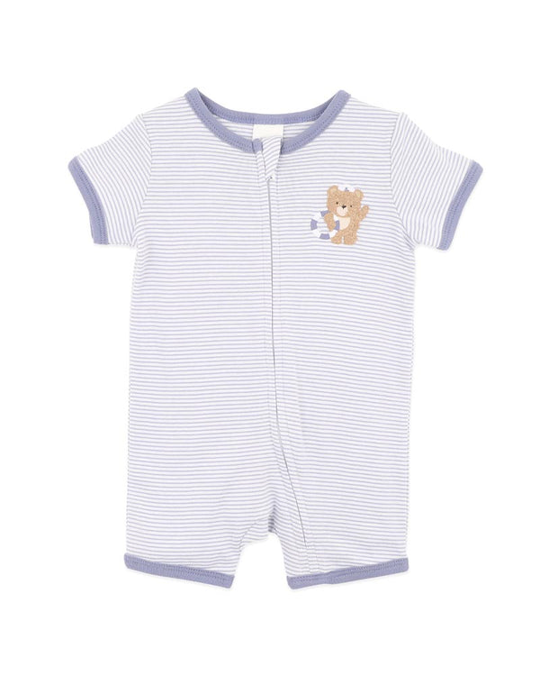 AXEL ORGANIC STRIPE  ZIPSUIT