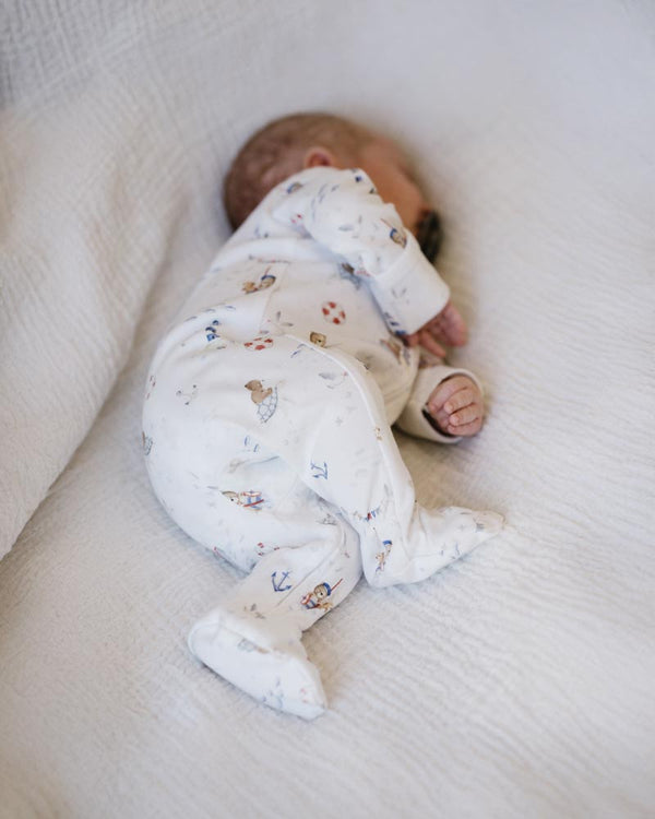 AXEL ORGANIC PRINT  ZIPSUIT