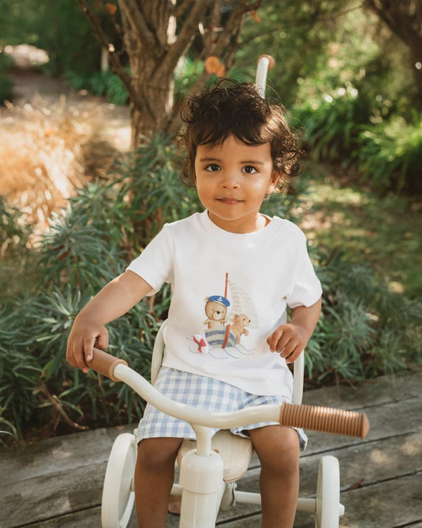 AXEL SAILOR BEAR ORGANIC TEE