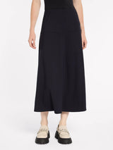 Fit and Flare Ponte Skirt Navy