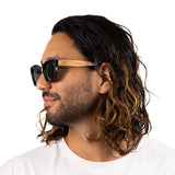 SOEK ZAHRA MIDNIGHT l Khaki Polarised Lens l Walnut Arms
