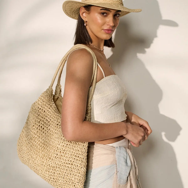 Solana Summer Beach Bag in Natural