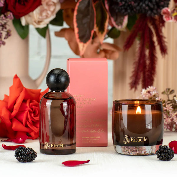 Urban Rituelle-Velvet Rose Garden, Patchouli, Amber Scented Room & Linen Mist