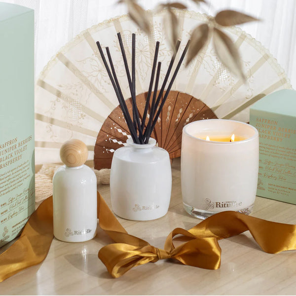 Urban Rituelle-Saffron, Juniper Berries, Black Violet, Raspberry Scented Room & Linen Mist