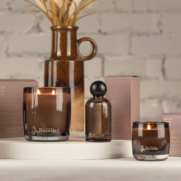 Urban Rituelle-Spiced Tonka, Cacao Pod Scented Soy Candle