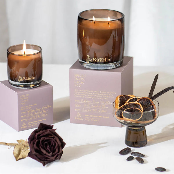 Urban Rituelle-Spiced Tonka, Cacao Pod Scented Soy Candle