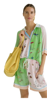 Thin Handle Canvas Bag