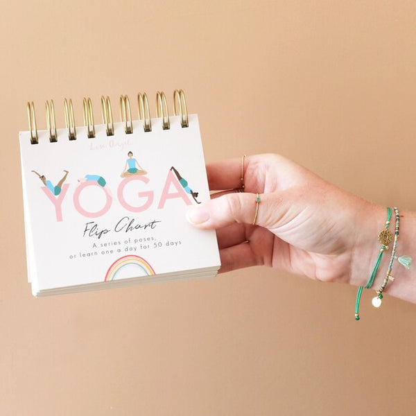 Daily Yoga Poses Desktop Flip Chart