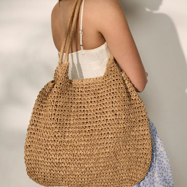 Solana Summer Beach Bag in Tan