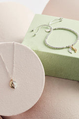 Estella Bartlett- Wing Necklace - Silver And Gold Plated