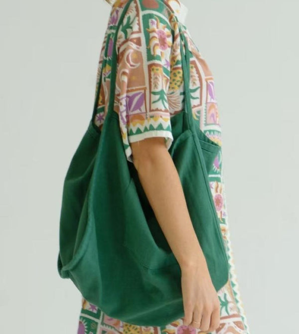 Thin Handle Canvas Bag