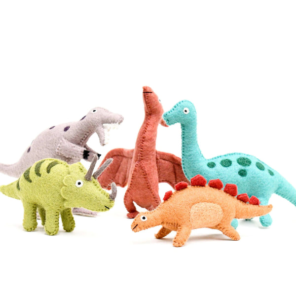 Felt Stegosaurus Dinosaur Toy