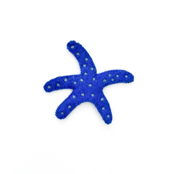 Tara Treasures-  Felt Finger Puppet Starfish