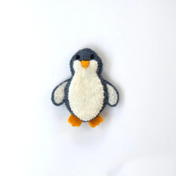 Tara Treasures-  Felt Finger Puppet Penguin
