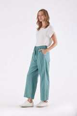 Isla Linen Pant - Seafoam Green