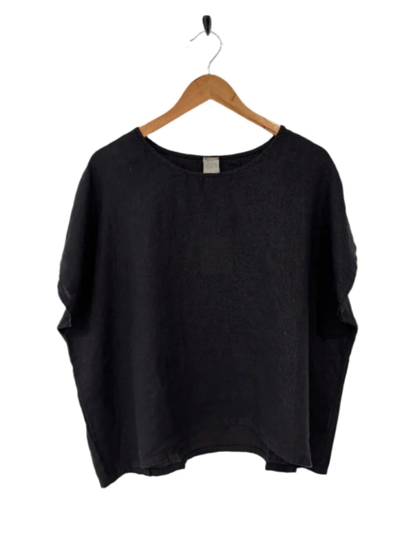 Lee linen short sleeve top