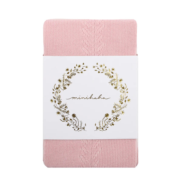 DUSKY PINK OPEN WORK  TIGHTS