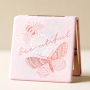 Lisa Angel- Pink Bee and Butterfly Bee-utiful Compact Mirror