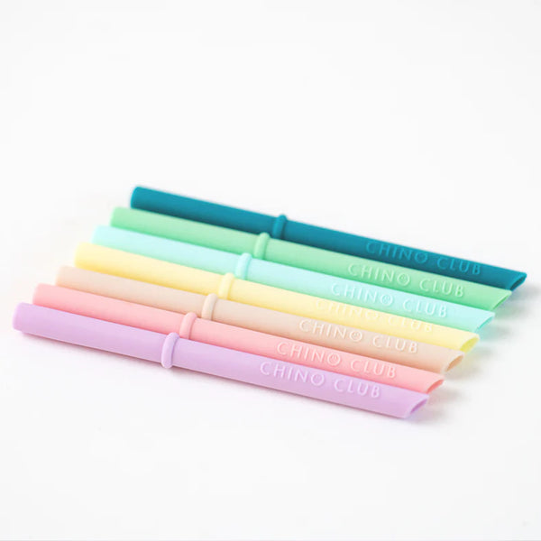 Chino Club-Single Silicone Straw - pick your colour