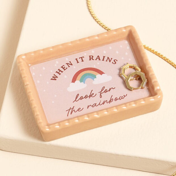 'Look For The Rainbow' Trinket Dish