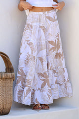 Zingara Skirt Sand Leaf