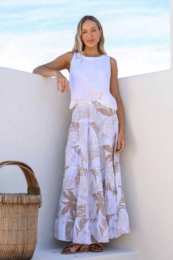 Zingara Skirt Sand Leaf