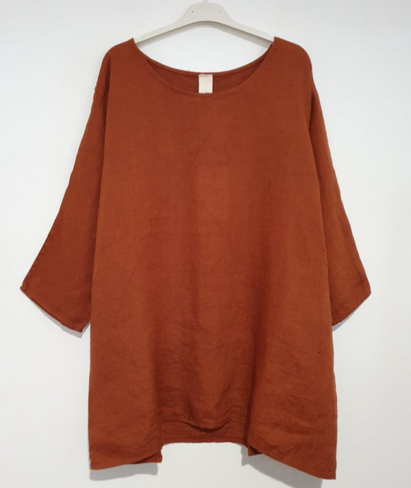 Montaigne-Linen-top-rust