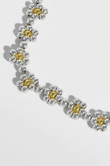 Estella Bartlett-Daisy Chain Amelia Bracelet Gold and Silver Plated