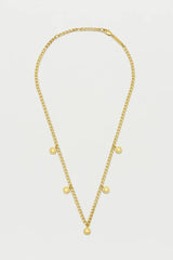 Estella Bartlett- Multi Sun Charm Necklace - Gold