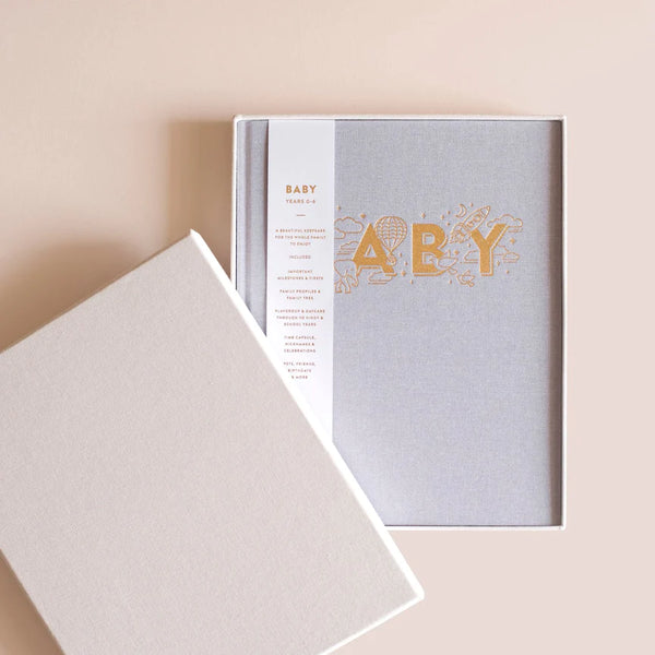 Baby Book-Grey