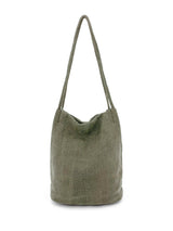 Natural Long Handled Bag Khaki