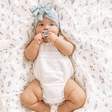 Fox & Fallow-Forget-Me-Not Organic Muslin Wrap Swaddle