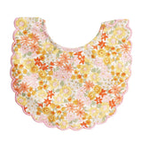 Scallop Edge Bib-Sweet Marigold