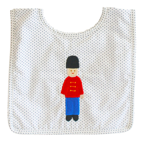 Soldier Appliqué Bib