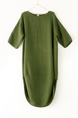 Montaigne- Linen- Scallop- Dress