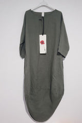 Montaigne- Linen- Scallop- Dress