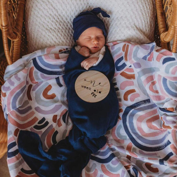 Rainbow Baby Organic Muslin Wrap