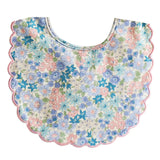Scallop Edge Bib-Liberty Blue